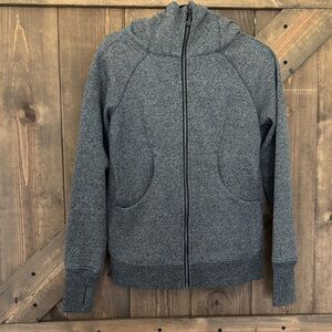 Lululemon Gray Zip-Up Hoodie size 8